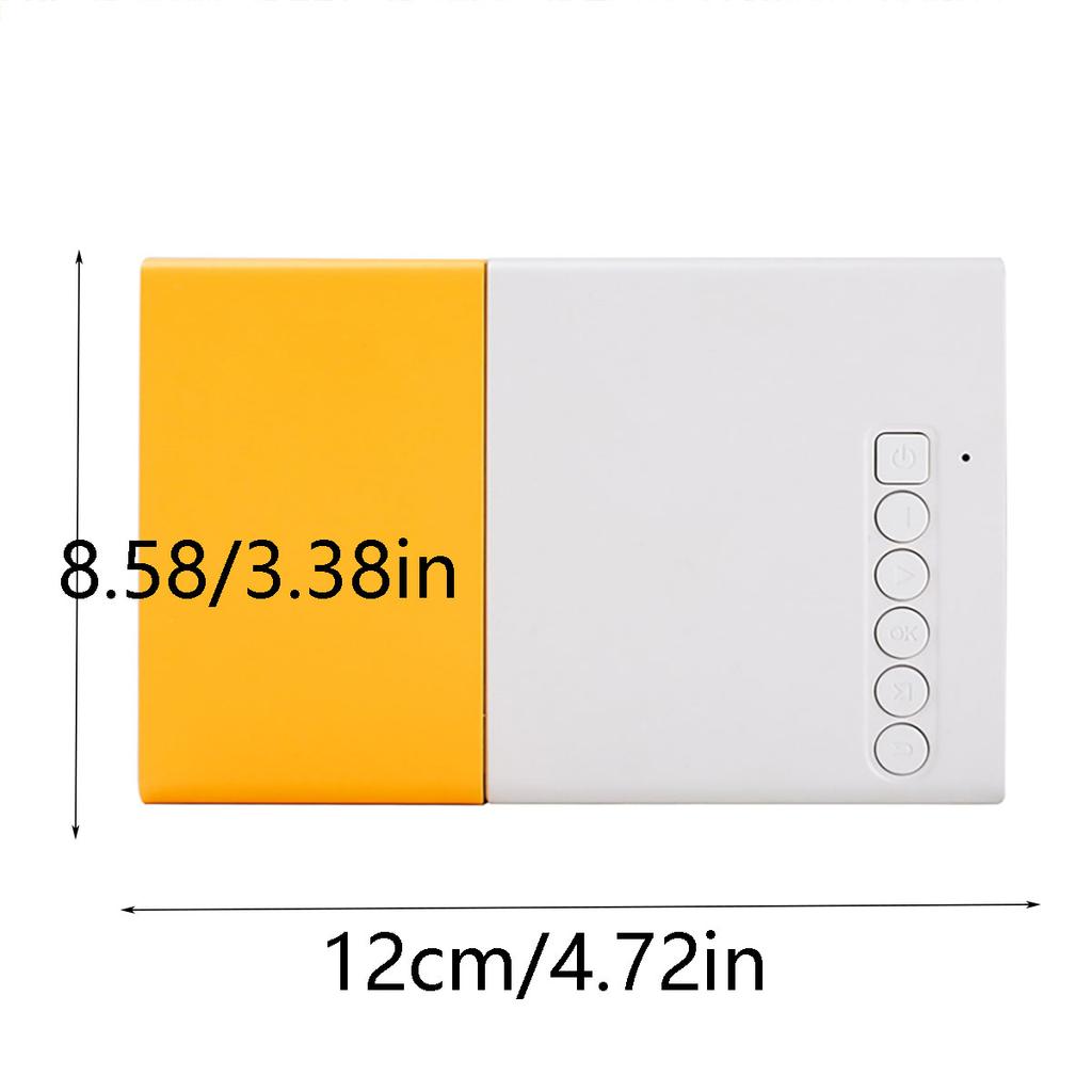 YG300 Portable Mini Movie Projector Suitable For Outdoor Camping/ Drive-in/ Home Theater Projectors With 30000 Hours Long Life