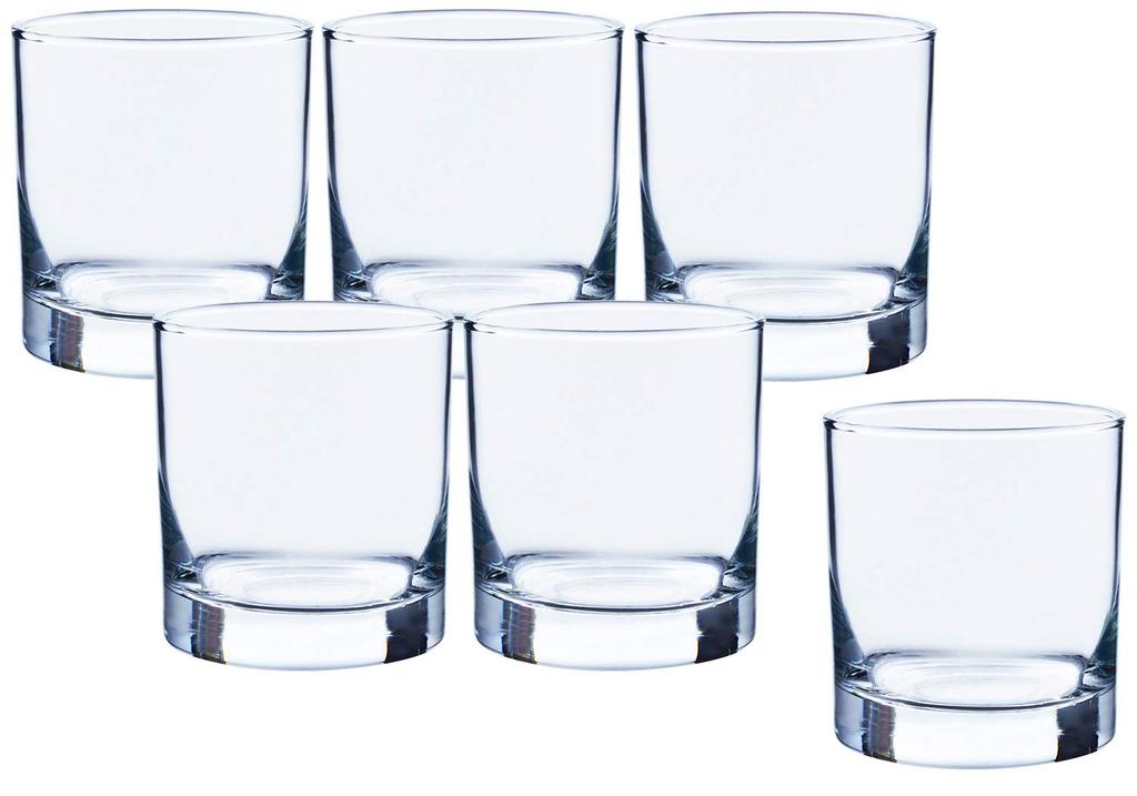Toyo Sasaki Glass Rock Glass Tumbler On the Rocks 235ml Set of 6 Made in Japan Dishwasher Safe Shochu Glass Whiskey Glass Glass Cup Commercial Glass