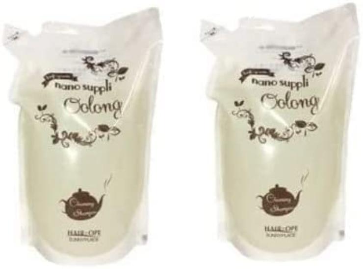 

[Set of 2] Sunny Place Nano Supplement Hair Cleansing Shampoo Oolong 800ml (Refill)