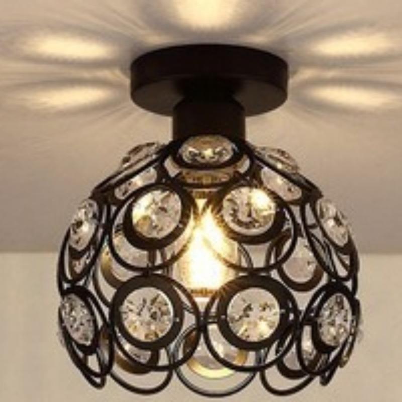 

Industrial Style Ceiling Light Single Head Creative Iron Art Restaurant Aisle Light Clothing Shop Cafe Personality Diamond Light No Bulbs