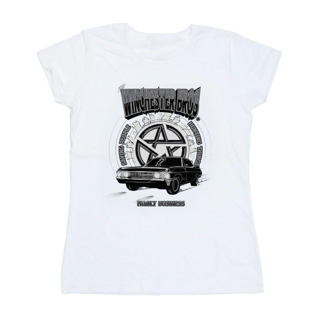Supernatural Womens/Ladies Winchester Bros Cotton T-Shirt
