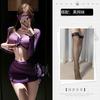 Sex Underwear Perspective Long Sleeve Hip Wrap Dress Passionate Hot Sexy Uniform Seduction Suit Women
