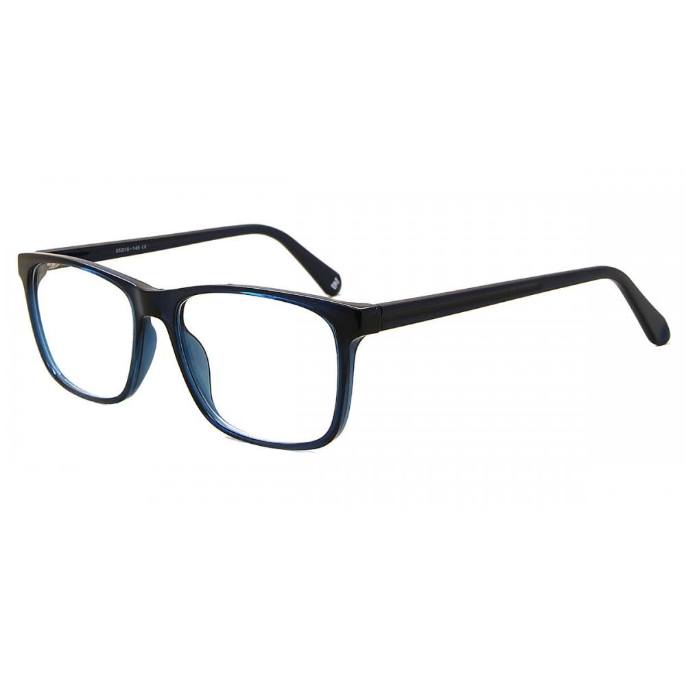 Full Rim Rectangle Dark Blue Smartbuy Collection Nyree Cp111d Fashion Unisex Eyeglasses