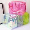 PVC Waterproof Transparent Makeup Bag Stars pattern Travel Beauty Organizer  Daily Use