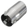 Punta Universale per Tubo di Scarico Auto Silenziatore Acciaio Inox Finitura Tubo di Coda Veicolo Auto Ricambi