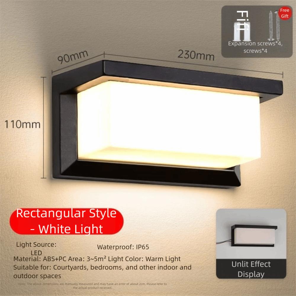 Modern Porch Light Waterproof LED Wall Lamp New Wall Lamp Outdoor Lighting