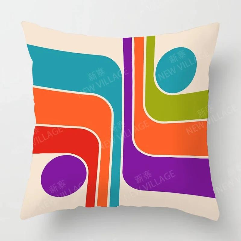 

Скандинавский осенний домашний декор осенняя наволочка для диванной подушки современный x x x x геометрия 66x66cm светло-коричневого