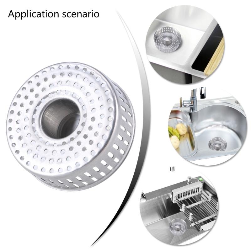 Upgrades Sink Stop Stainless Steel Drain stop Metal Sink Drain Stop Kitchen Sink Accessories Simple Installation