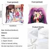 Little Busters Cushion Cover Cushion Cover Pillowcase, Anti-Mite Invisible Zipper, Linen Sofa Cushion