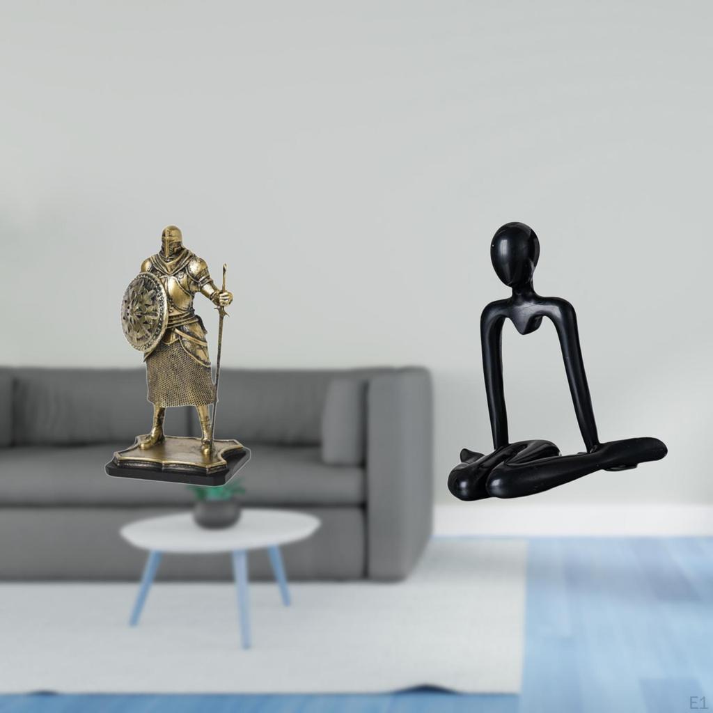 Sculpture Desktop Ornament European Creative Statue Decorative Figurine Thinker Abstract Simple