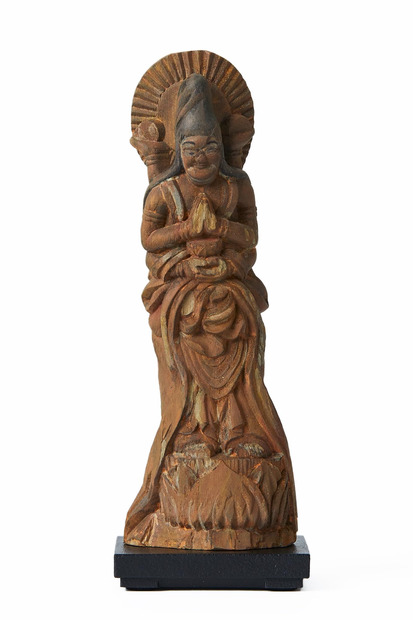 

ISUM TanaCOCORO WOOD Juntei Kannon Резьба по дереву Статуэтка Будды Национальный сокровище ISUM tw3539 [Ладонь] (кипарис) - (Дзюндзи Каннон)