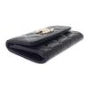 Chanel AP3813_B15723_94305 Card Case Black Lambskin Women