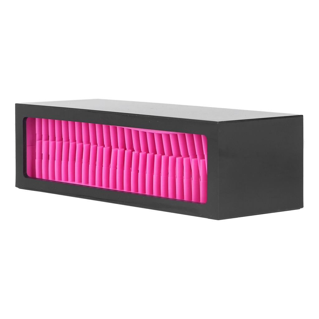Desktop Storage Box Silicone Cosmetic Organizer Makeup Brush Holder Lipstick StandRose Red