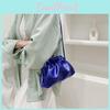 Wrinkled Wrap Dumpling Crossbody Bag Soft Compact Handbag For Women Daily Outfit
