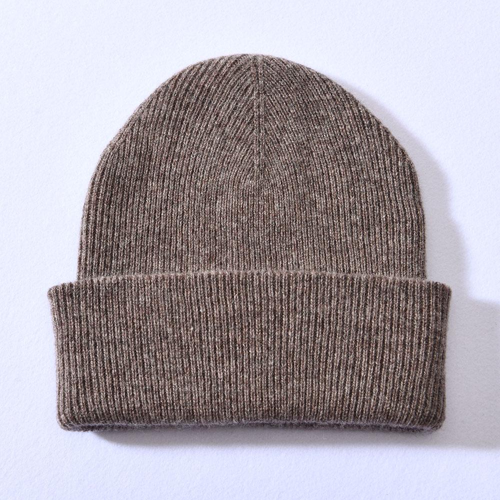 Jxwatcher Merino Wool Skull Luxury Wool Knitted Beanie Winter Bennie Caps Women Soft 100% Pure Wool Beanie Hats with Custom logo