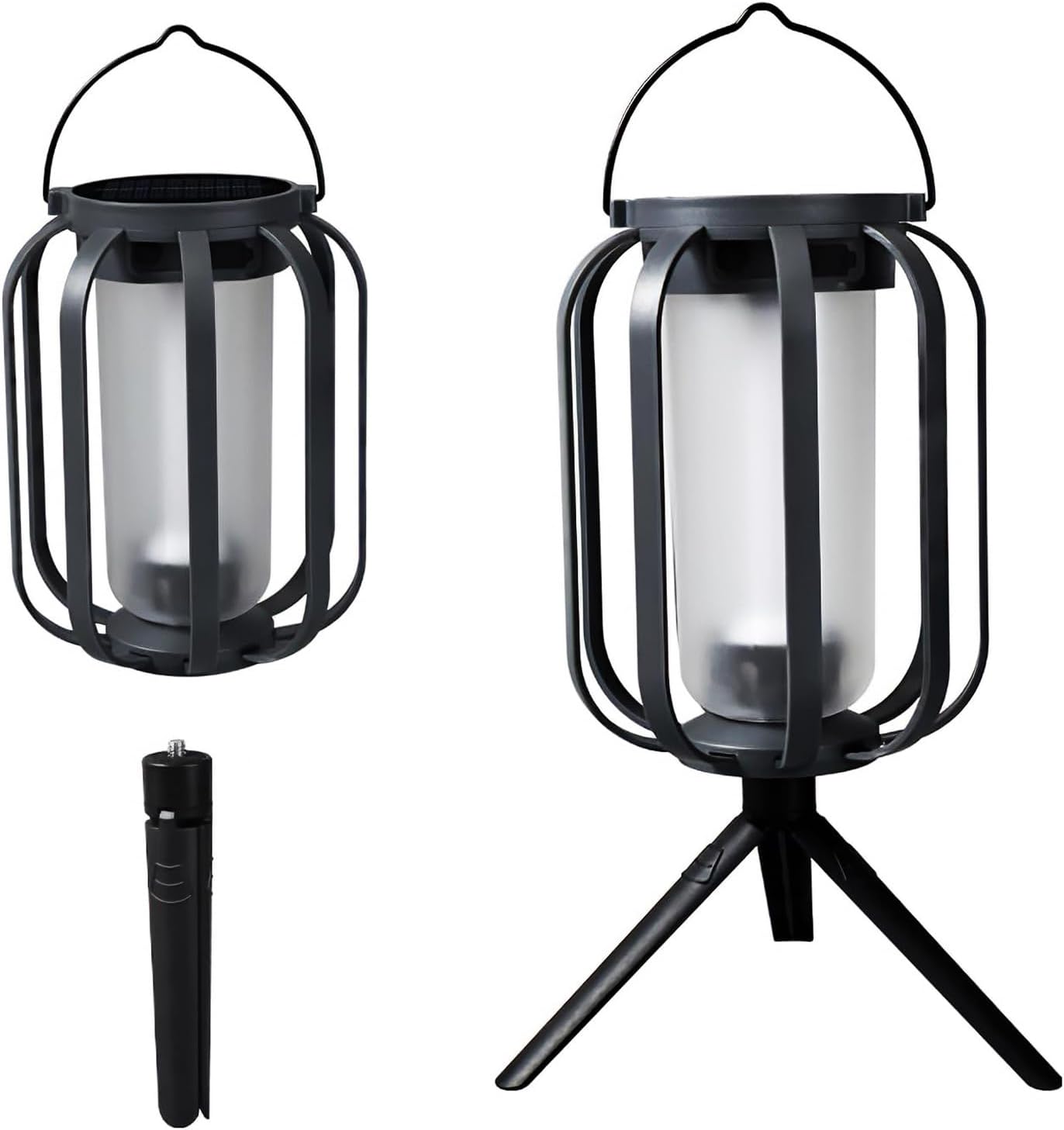 

Portable Solar LED Landscape Light Waterproof Outdoor Camping Atmosphere Lantern for Patio Garden Porch Pathway Long-lasting
