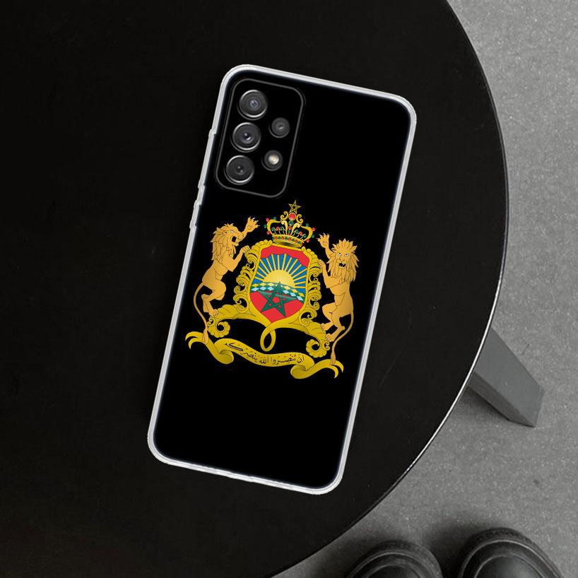 Morocco Flag Passport Phone Case for Samsung Galaxy A17 A16 A26 A36 A56 A57 A37 A15 A25 A35 A55 A14 A24 A34 A54 A13 A23 A33 A53