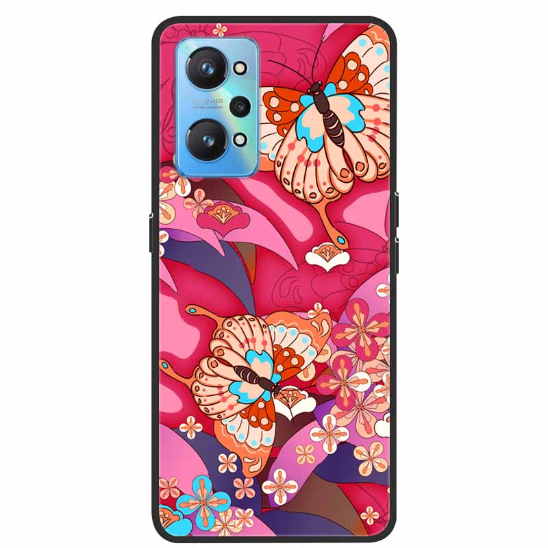 For Realme GT Neo 2 Case Silicone TPU Soft Cover Aesthetic Phone Case for Realme GT Neo2 Funda Realmi RMX3370 Shockproof Shell