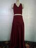 European Summer Formal V-Neck Spaghetti Strap Dress with Button Details