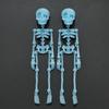 Magnetic Movable Skull Fridge Magnet 3D Skeleton Refrigerator Sticker Luminous Fridge Magnets Fun Halloween Decor Día De Muertos