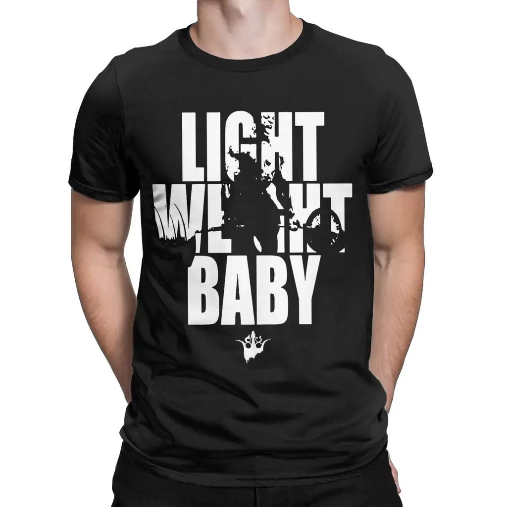 Leichtes Baby Ronnie Coleman Herren-T-Shirt, einzigartiges T-Shirt, kurzärmelig, Rundhalsausschnitt, Baumwolle, Geburtstagsgeschenk, Kleidung