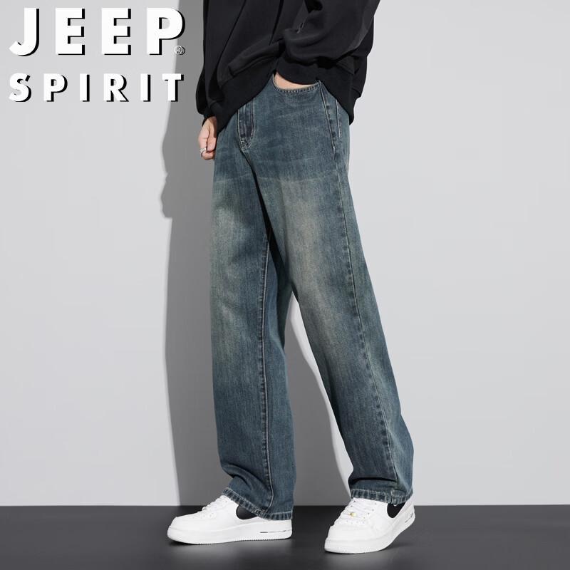 JEEP SPIRIT Herren Jeans Relaxed Straight Fit
