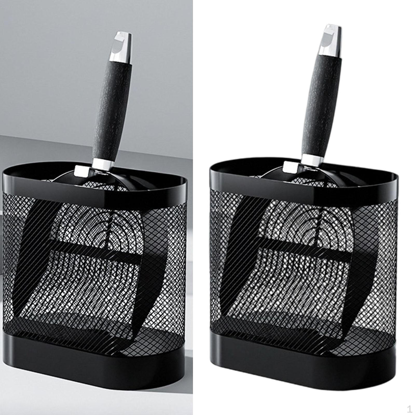 

Cat Litter Scoop with Holder Sand Sifter Ergonomic Handle Pet Cleaning Small Waste Can