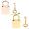 Mini Square Archaize Padlocks With For Key Metal For Wish Lock Jewelry Box Decorative Padlock For Boys, Girls, Students