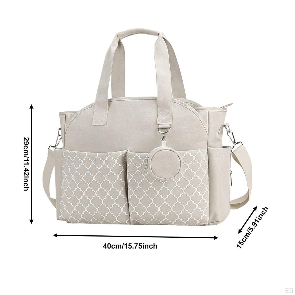 Wickeltasche für Mama, tragbar mit Schultergurt, Aufbewahrungsorganizer, Windel für Outdoor-Aktivitäten