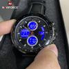 Naviforce Relojes para hombre NF9197L Doul Display, reloj de pulsera electrónico Digital LED de cuarzo resistente al agua para regalo