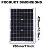 (U.S Stock ) SOECOPO Portable Solar Panel Kit 2* 18W - 500W Photovoltaic Panels for Camping Free 100A Controller USB Home Balcony 4