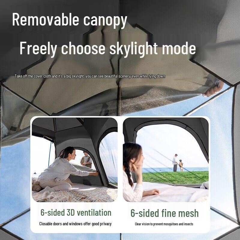Explorer Hexagonal Automatic Camping Tent