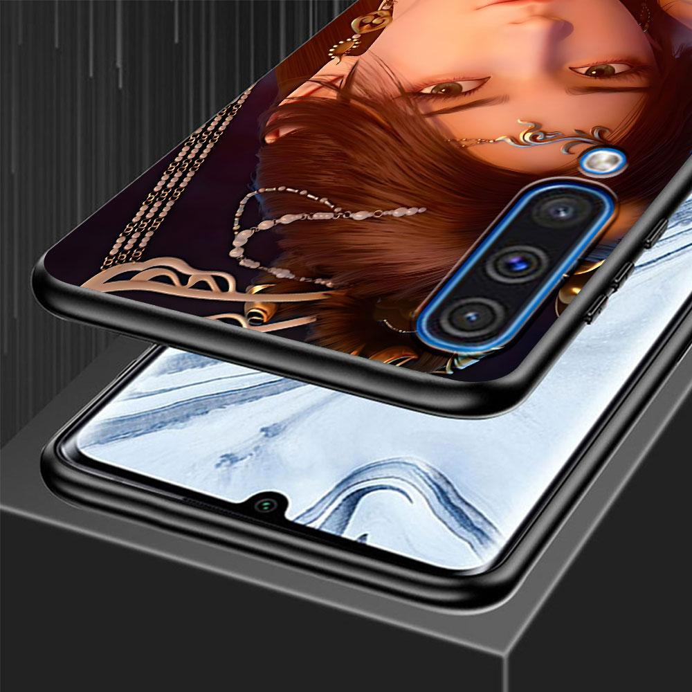 Anime Jade Dynasty Case for Samsung Galaxy A03 A04s A20 A30 A20e A70 A70s A50 A40 A30s A50s A20s A10s A10 TPU Black Phone Cover
