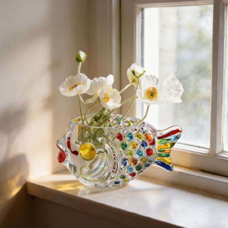 Glasvasen für Blumen Weithals-Blumenvasen Terrarien Hydroponischer Pflanzer Glas-Blumentopf für Tafelaufsätze Heimdeko