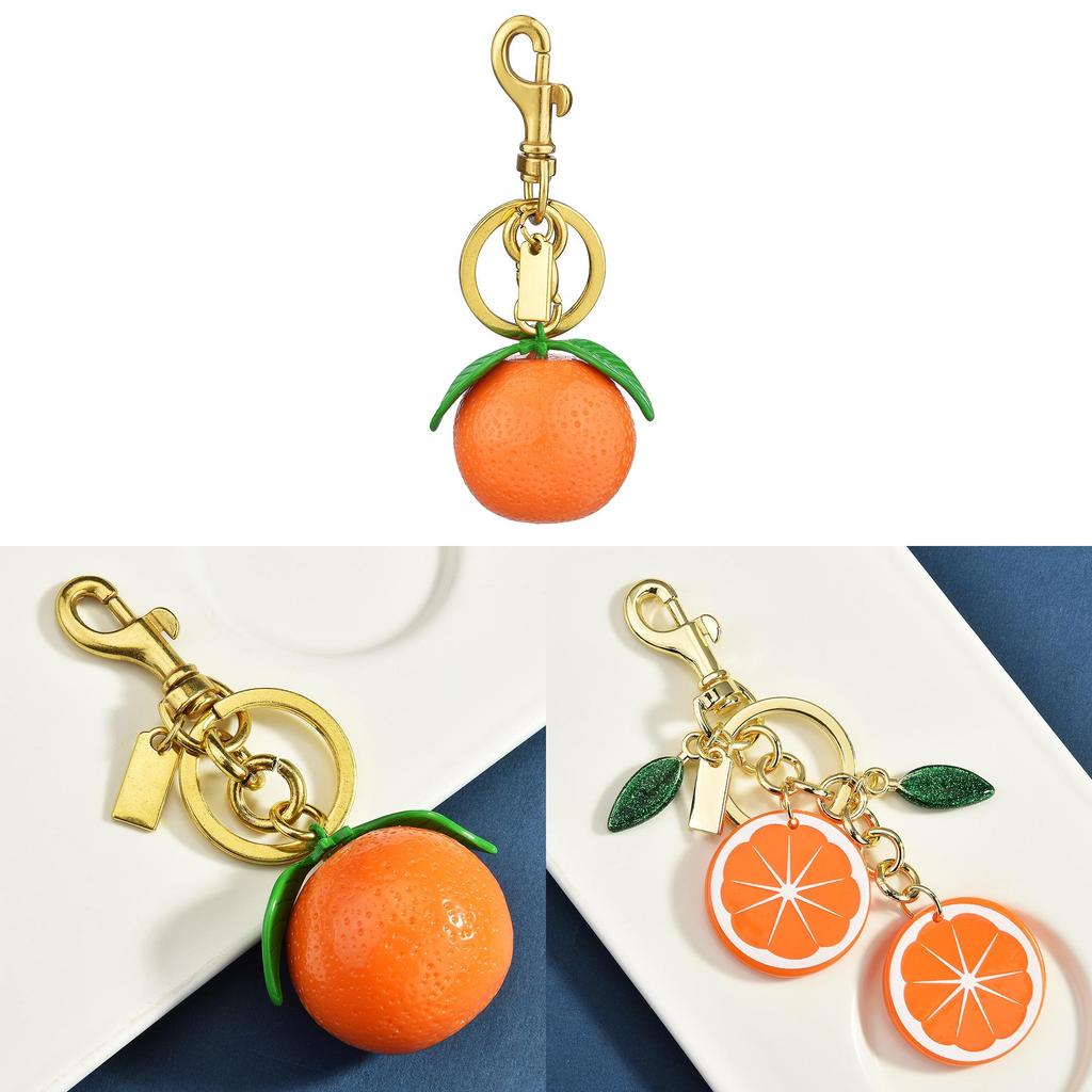 Fruit Keychain With Resin Material For Bag Decor And Summer Fashion Accessory