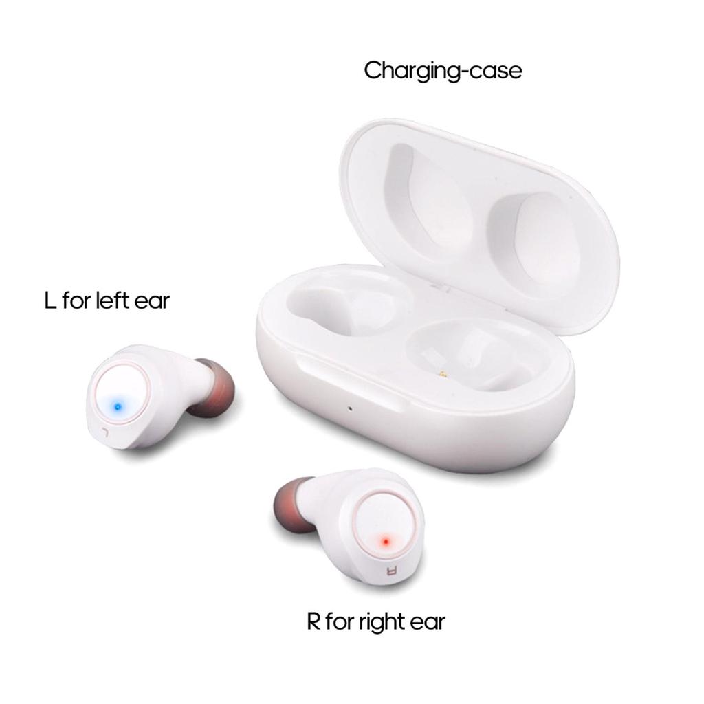 International TWS Earbuds Charging Case with No Whistling Hearing Aid for Seniors - English Version