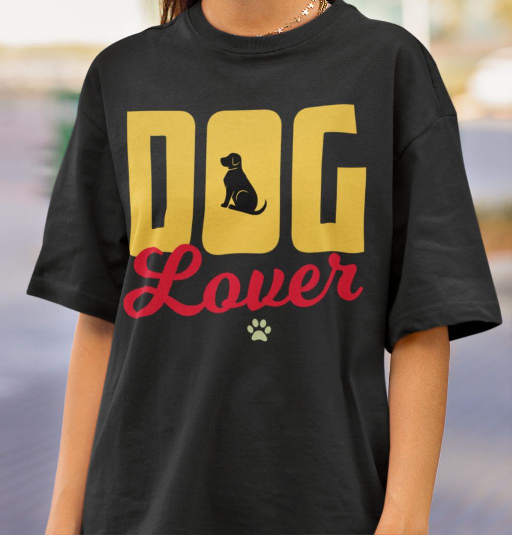 Hunde Spruch Besitzer Dog Lover Haustier Hund Bio Damen T-Shirt Mens Womens Tees Top Oversize S
