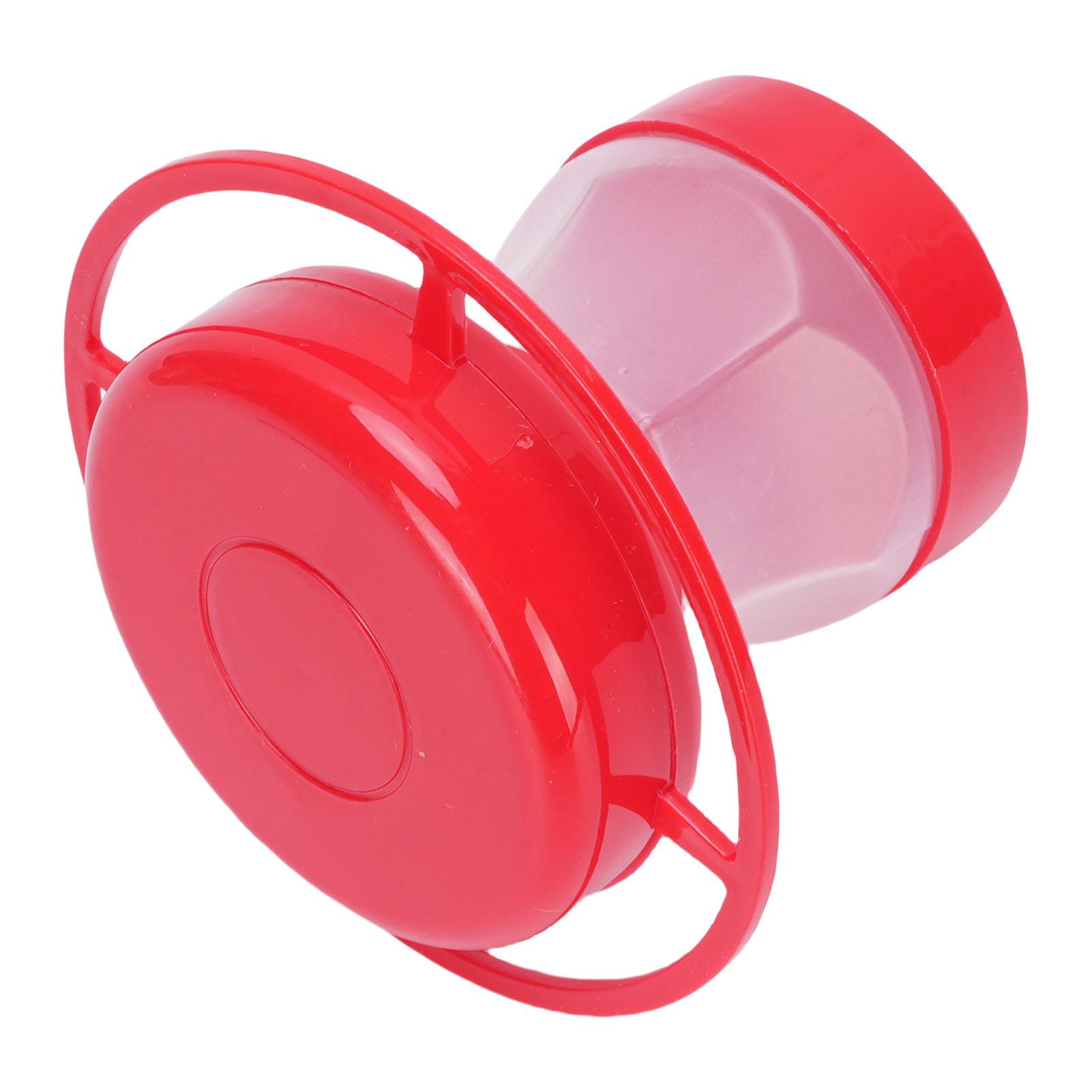 

Hummingbird Feeder Outdoor Hanging Detachable Bee Proof Easy Filling Wide Mouth Plastic