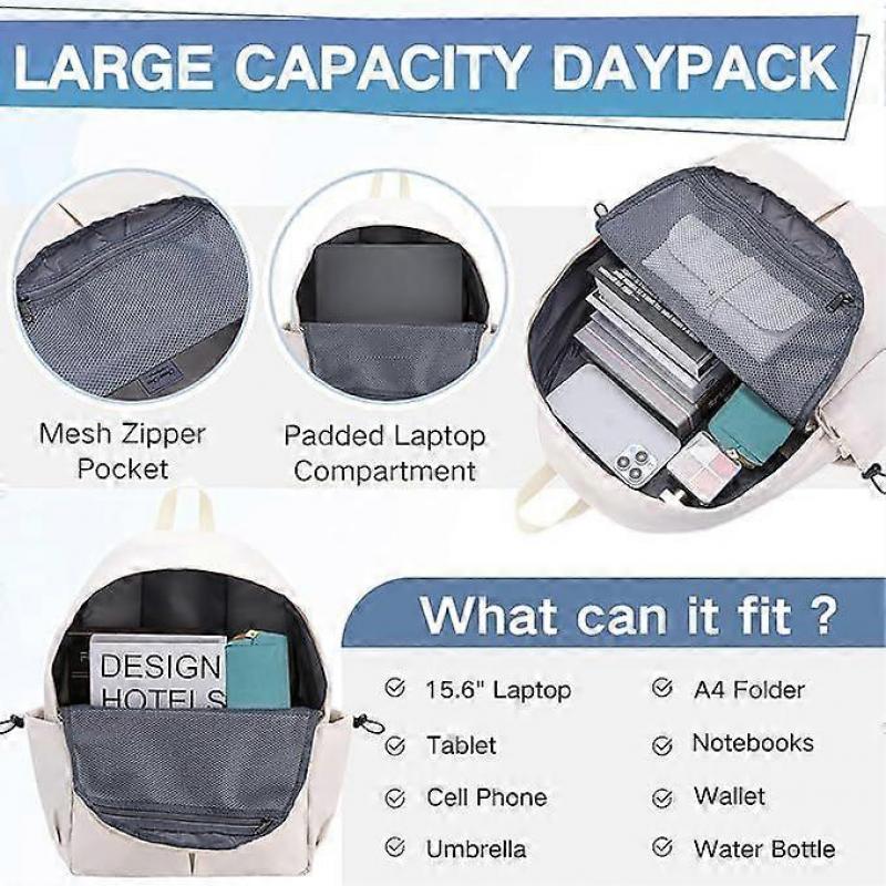 New Bubble Mart Labubu Printed Schoolbag Elementary School Students and Junior High School Students Fashionable Breathable Casual Backpack