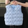 New Children Warm Cotton Vest Fashion Solid Boys Girls Baby Toddler Autumn Winter Waistcoats Casual Versatile Kids Clothing Tops