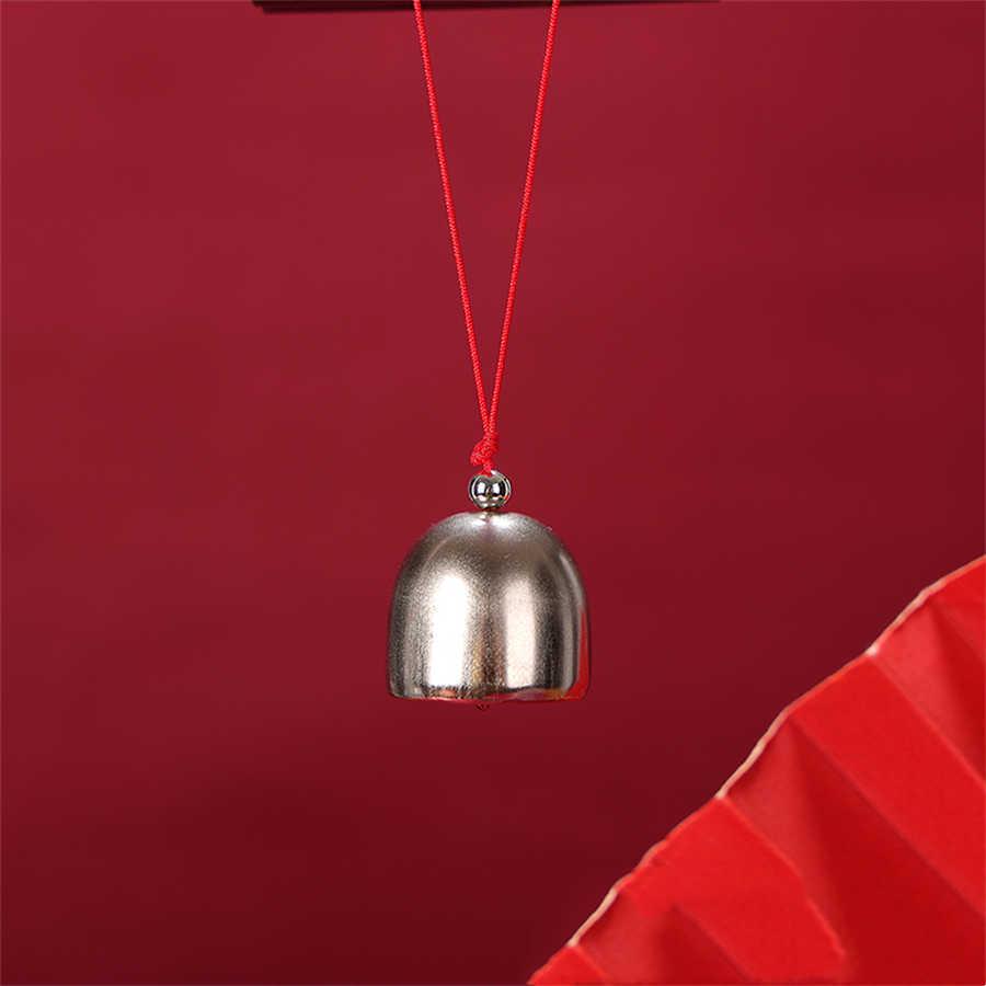 Brass and Copper Wind Chime DIY Accessories with Clapper - Small Metal Christmas Bells