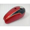 Fit For Triumph T140 Red & Black Painted Steel Petrol Fuel Gas Tank +Cap