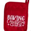 Christmas Pot Holders for Kitchen Potholders 25x18cm Non Slip Heat Resistant Oven Mitts Pad