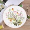 Floral Patterns Flower Embroidery Kit Colorful Embroidery Set Home Decor Cross Stitch Set  Adults