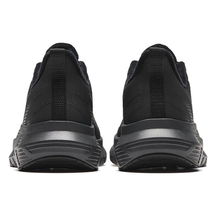 New Anta Light Cloud Cushioned Wear-Resistant Lightweight Low-Top Running Shoes Men's Black 112345530-10
