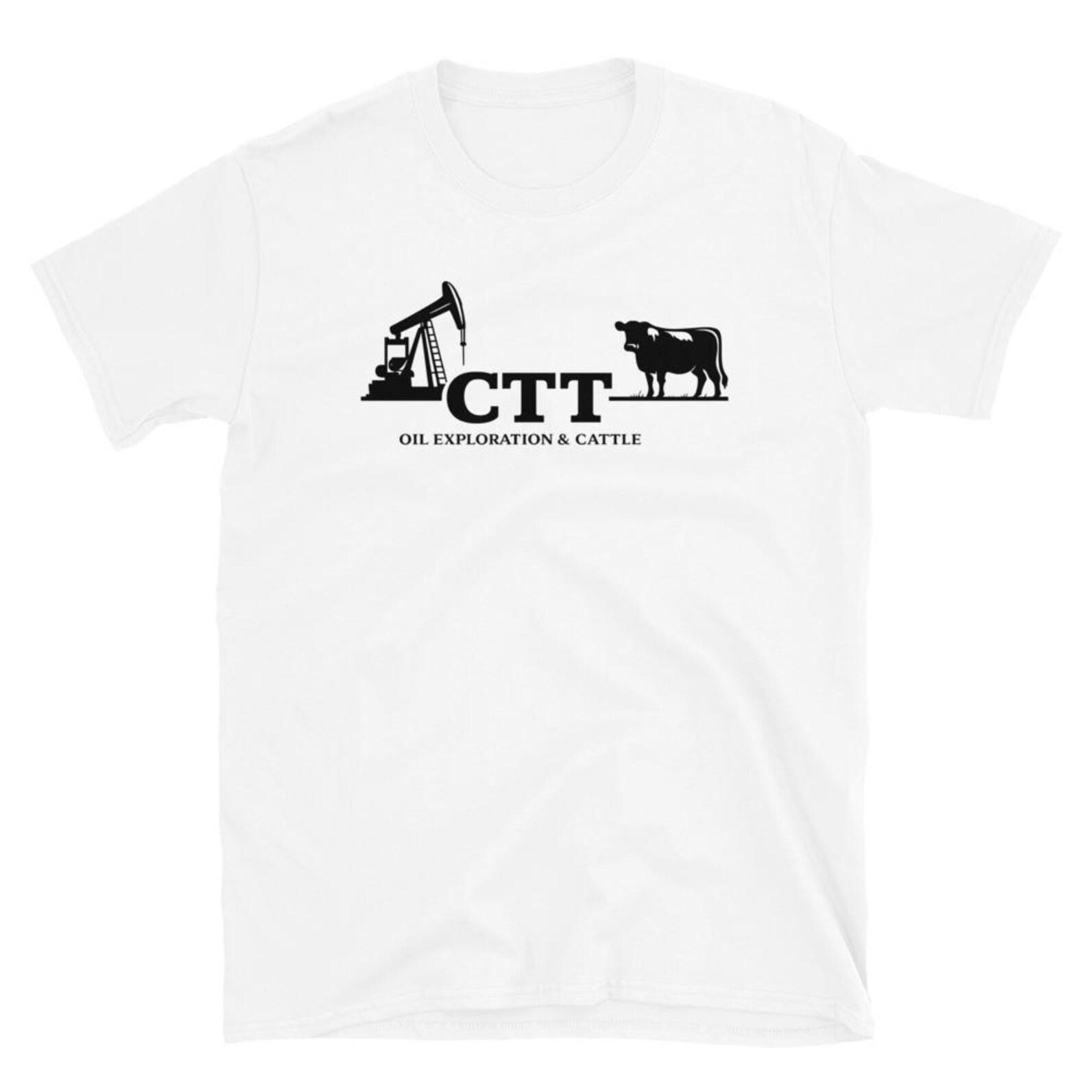 CTT Oil Exploration & Cattle Shirt | Landman T-shirt | Texas Oilfield Tee | Western Ranch Life Shirt | Cowboy Country Workwear Gift 2XL