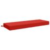 Seat Cushion SOEST 100percent Polyester Red 120 X 40 X 10 Cm