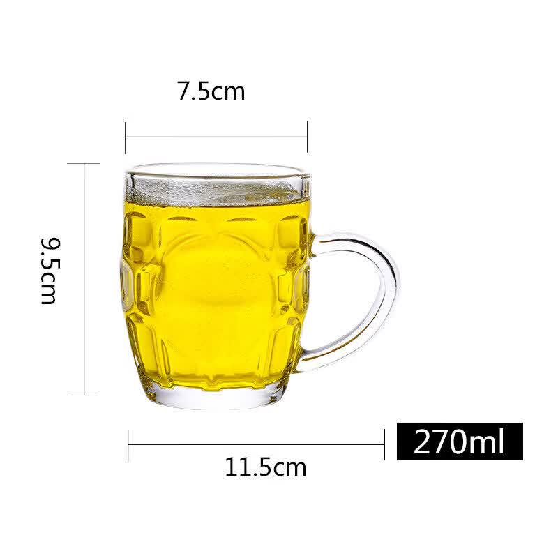 ZISIZ Octagonal Tempered Glass Drinking Cup