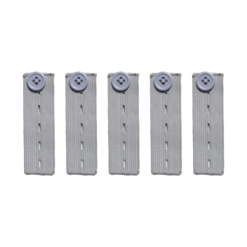 5pcs Pant Extender Belt Unisex Waist Band Tight Trousers Jeans Skirts Maternity Button Hooks Garment DIY Sewing Supplies