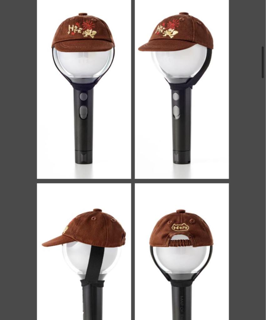 [USED] J-HOPE Light Stick Ball Cap AmiBomb Cover BTS